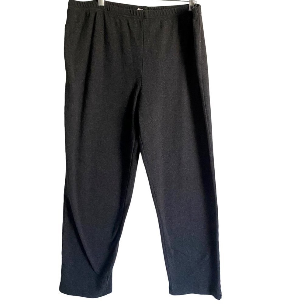 Chico's Design Charcoal Gray Pull On Pants Size 3 US Size 16 XL NEW
